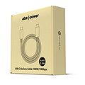 AlzaPower AluCore USB-C / USB-C 3.2 Gen - 2,5 A - 100 Watt - 0,5 m - schwarz - Datenkabel