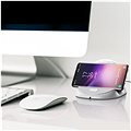 Baseus Silicone Horizontal Desktop Wireless Charger White - Kabelloses Ladegerät
