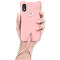 Baseus Bear Silicone Case für iPhone Xr 6.1" Pink - Handyhülle