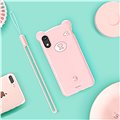 Baseus Bear Silicone Case für iPhone Xr 6.1" Pink - Handyhülle