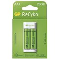 GP Eco E211 + 2 × AA ReCyko 2000 - Akku-Ladegerät