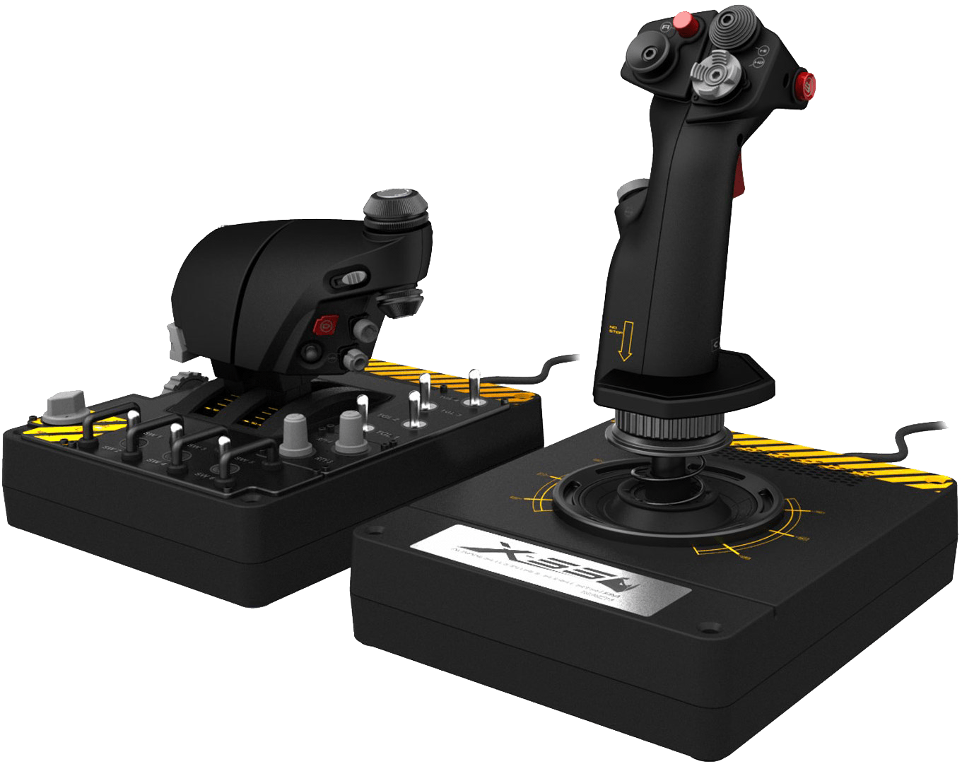 Saitek Pro Flight X55 Rhino H.O.T.A.S. System - Joystick | Alza.de