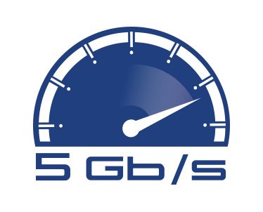 Schnelle Übertragungsgeschwindigkeiten Rychlé přenosové rychlosti