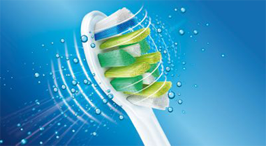 Dokonale vyčistí každé místo Kartáčková hlavice Philips Sonicare InterCare