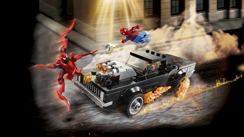 Lego Super Heroes 76173 Spider Man Und Ghost Rider Vs Carnage Lego Bausatz Alza De