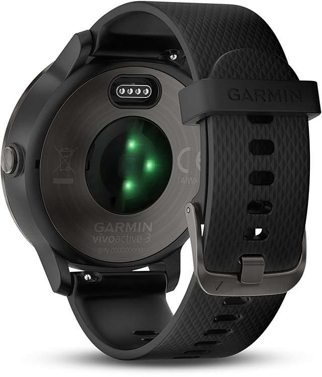 Měření tepu Sporttester Garmin vívoactive 3 Black Slate PVD