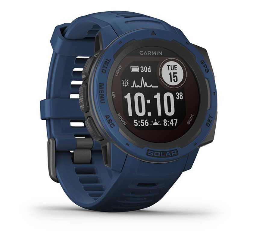 Garmin Instinct Solar Tidal Blue