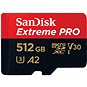 SanDisk microSDXC 512GB Extreme PRO + Rescue PRO Deluxe + SD-Adapter - Speicherkarte