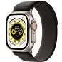 Apple Watch Ultra 49mm Titangehäuse mit Trail Loop Schwarz/Grau - M/L - Smartwatch