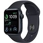 Apple Watch SE (2022) 40mm Aluminiumgehäuse Mitternacht mit Sportarmband in Mitternacht - Smartwatch