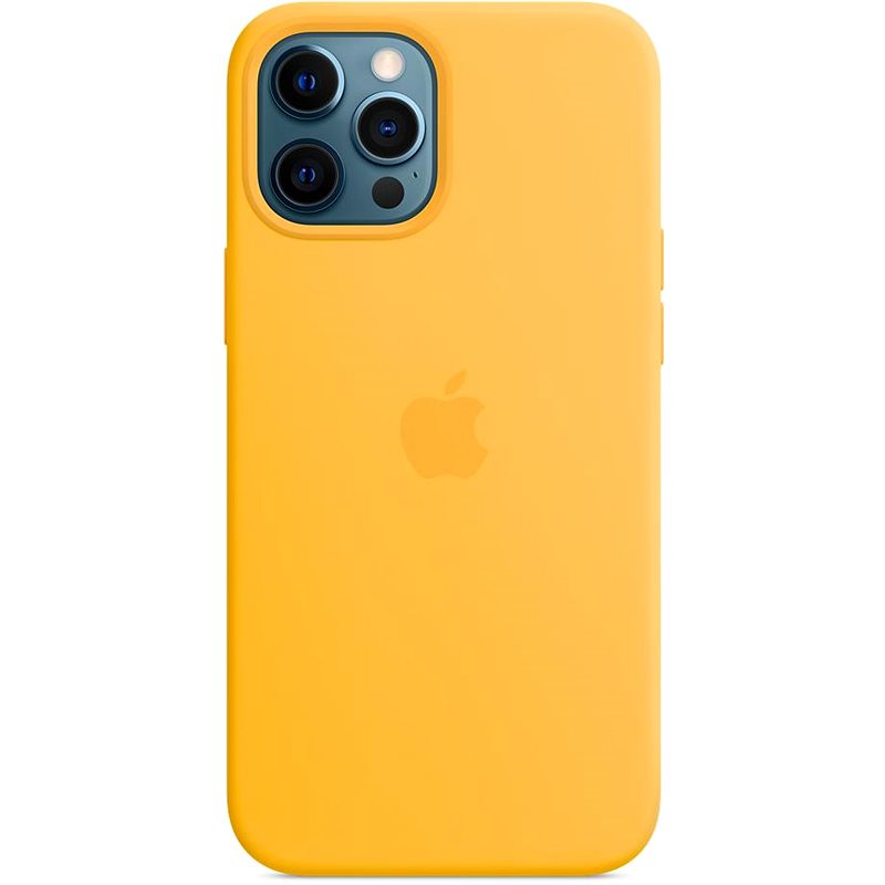Apple iPhone 12 Pro Max Silikoncover mit MagSafe - Sonnenblume - Handyhülle