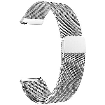 Eternico Elegance Milanese pro Universal Quick Release 22mm silver