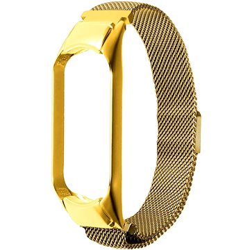 Eternico Elegance Milanese Für Xiaomi Smart Band 5 / 6 / 7 Gold