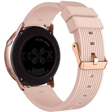 Eternico Essential Vertical Grain Rose Gold Buckle Universal Quick Release 20mm Roségold