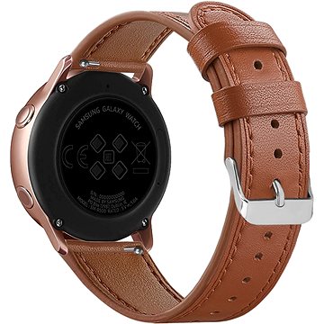 Eternico Leather Band Universal Quick Release 22mm Braun