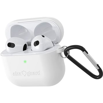 AlzaGuard Skinny Silicone Case für Airpods 2021 - weiß