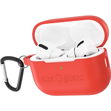 AlzaGuard Skinny Silicone Case für Airpods Pro 2022 - rot