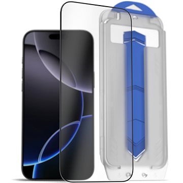 AlzaGuard 2.5D Glas EasyFit DustFree 2er Pack Für IPhone 16 Pro Max Mit Einbaurahmen