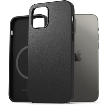 AlzaGuard Genuine Leather Case With Magsafe Pro IPhone 14 Schwarz