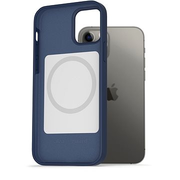 AlzaGuard Magsafe Silicone Case Für IPhone 12 / 12 Pro Blau