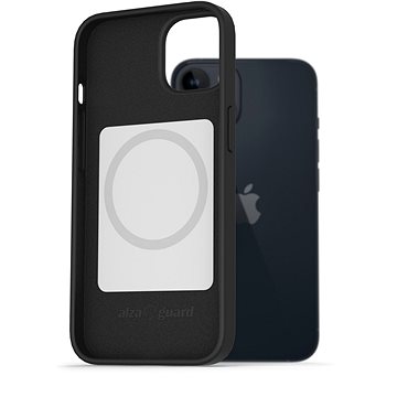 AlzaGuard Magsafe Silicone Case Für IPhone 14 Schwarz