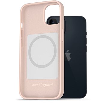 AlzaGuard Magsafe Silicone Case Für IPhone 14 Rosa