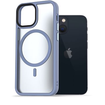 AlzaGuard Matte Case Compatible With MagSafe Für IPhone 13 Mini Hellblau