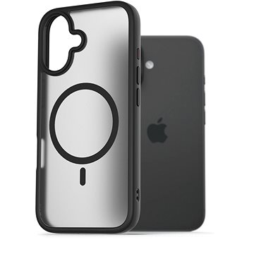 AlzaGuard Matte Case Compatible With Magsafe Für Das IPhone 16 Schwarz