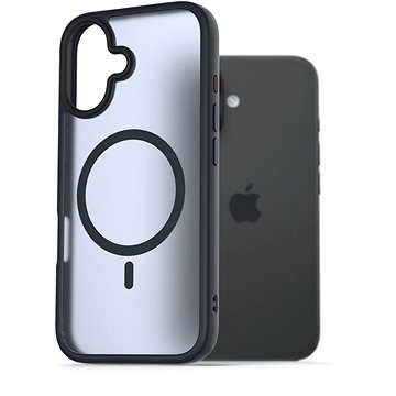 AlzaGuard Matte Case Compatible With Magsafe Für Das IPhone 16 Dunkelblau