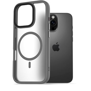 AlzaGuard Matte Case Compatible With Magsafe Für Das IPhone 16 Pro Grau