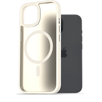 AlzaGuard Matte Case Compatible With Magsafe Für IPhone 15 Weiß