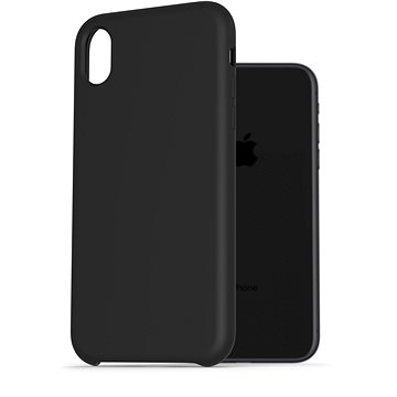 AlzaGuard Premium Liquid Silicone IPhone Xr Schwarz