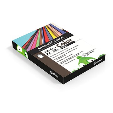 Alza Color A4 Papier Braun 80g 100 Blatt