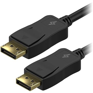 AlzaPower Core DisplayPort 1.2 4K, Abgeschirmt 2m Schwarz