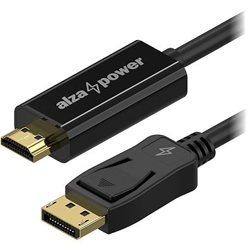 AlzaPower Core DisplayPort (M) Auf HDMI (M) 4K 1.5m - Schwarz