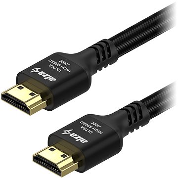 AlzaPower AluCore Premium HDMI 2.1 High Speed 8K 1m Schwarz