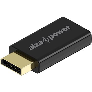 AlzaPower DisplayPort (M) To HDMI (F) 4K 30Hz Schwarz