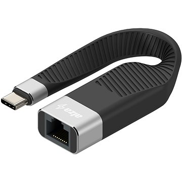 AlzaPower FlexCore USB-C 3.2 Gen 1 (M) To LAN (F) Schwarz