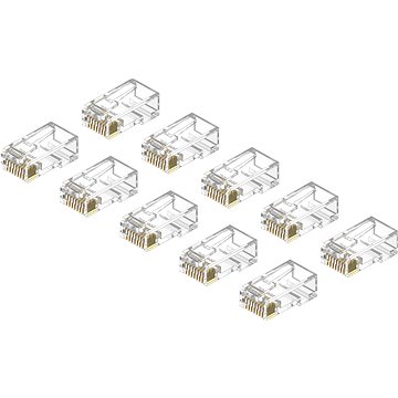 AlzaPower Patch CAT6 UTP RJ45 8p8c - Ungeschirmt Gefaltetes Kabel - 10 Stück Packung