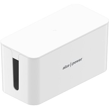 AlzaPower Cable Box Basic Small Weiss