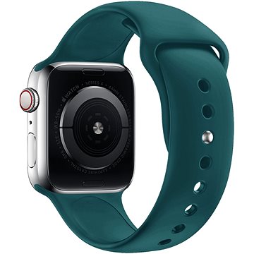 Eternico Essential für Apple Watch 42mm / 44mm / 45mm deep green größe M-L