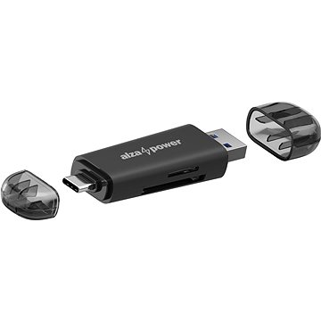 AlzaPower 2in1 Multi-function Memory Card Reader Schwarz