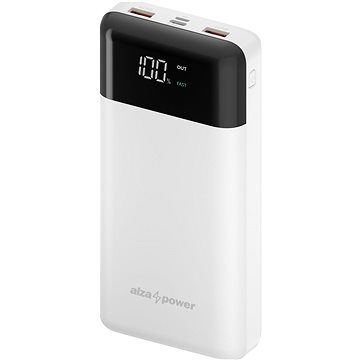 AlzaPower Parade 30000 MAh Power Delivery (20 Watt) - Weiß