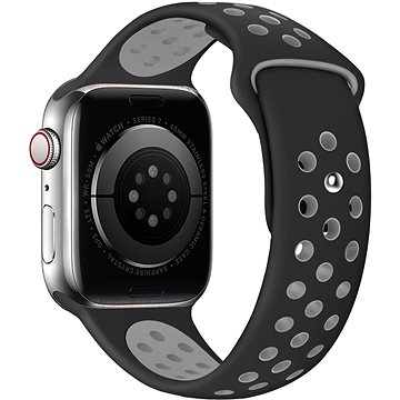 Eternico Sporty Für Apple Watch 38mm / 40mm / 41mm Elephant Gray And Black