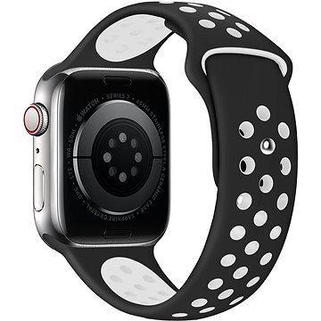Eternico Sporty für Apple Watch 42mm / 44mm / 45mm Pure White and Black