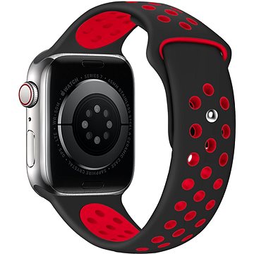 Eternico Sporty für Apple Watch 42mm / 44mm / 45mm Cool Lava and Black