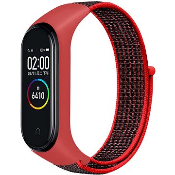 Eternico Airy Für Xiaomi Mi Band 5 / 6 / 7 Carmine Red