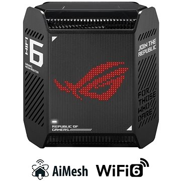 ASUS ROG Rapture GT6 (1er-Set, Schwarz)