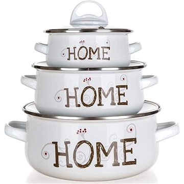 E-shop BANQUET Emailliertes Topf-Set HOME Collection, 6-teilig