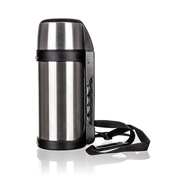 BANQUET PENTA Reisethermosflasche - 1,5 Liter - Edelstahl